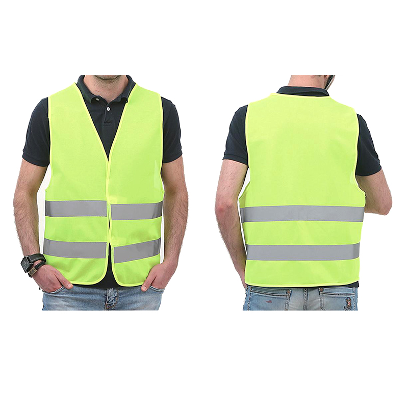 Two-bar No Pockets Velcro Reflective Vest
