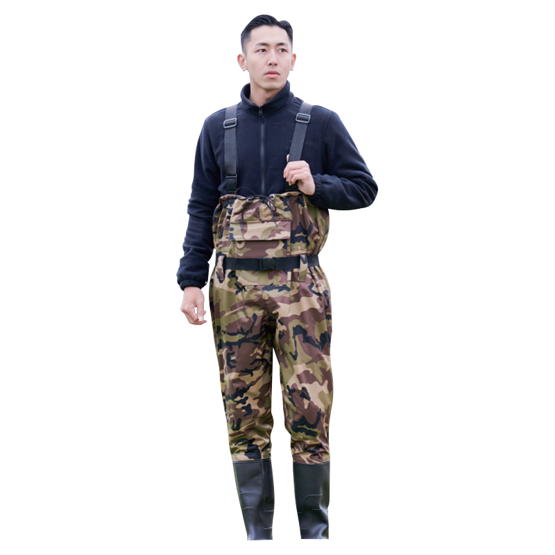 Camouflage 210T Nylon Chest Waders