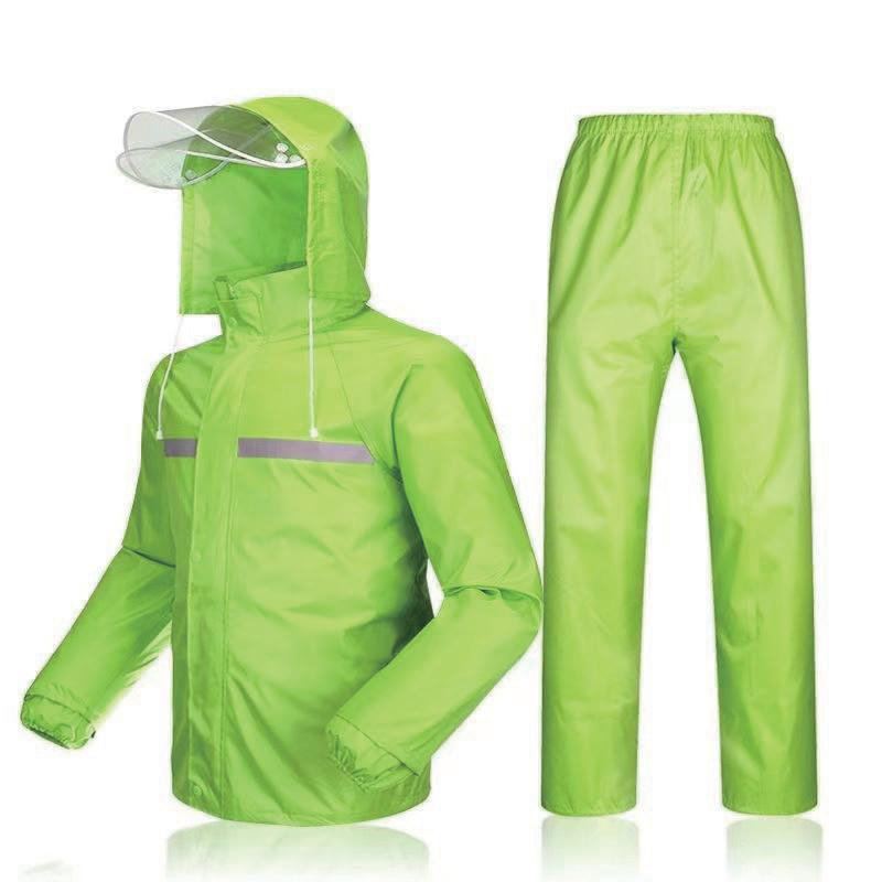 Waterproof PVC Raincoat Suit For Adult