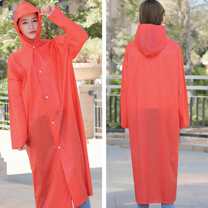 Reusable EVA Jacket Raincoat Without Reflective Lines