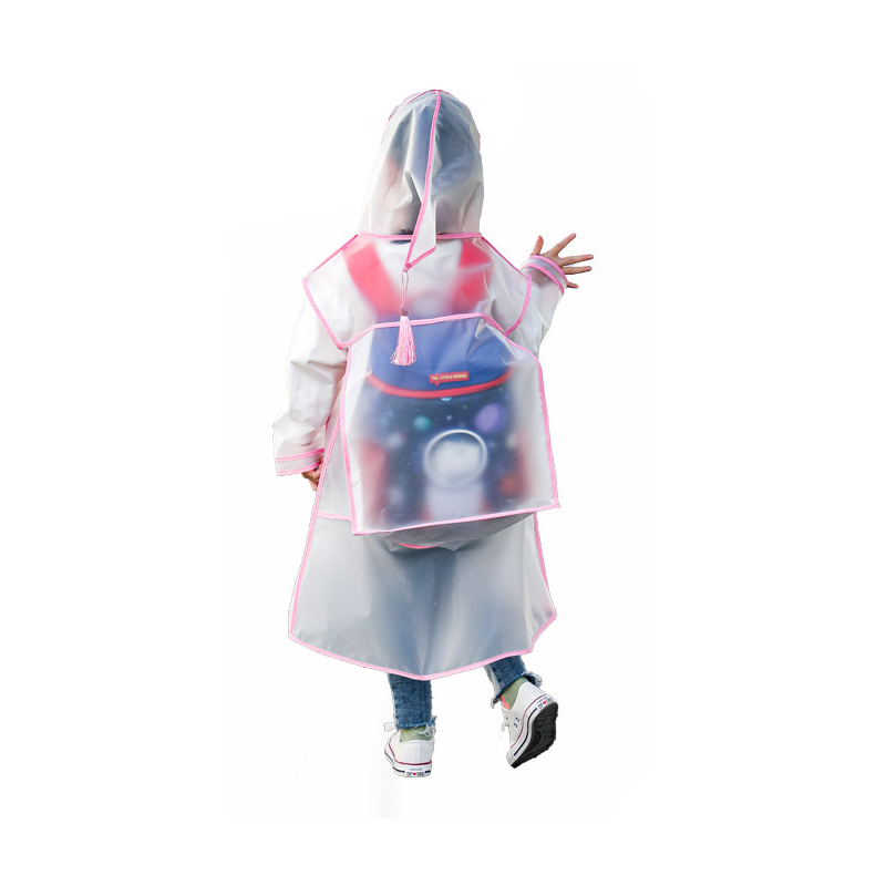 EVA Raincoat For Kids With School Bag