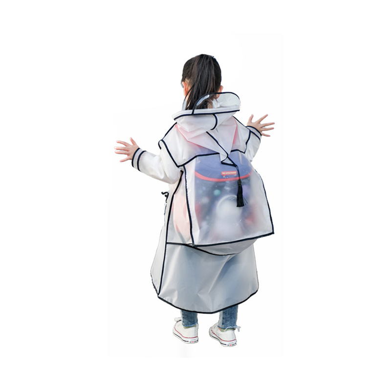 EVA Raincoat For Kids With School Bag