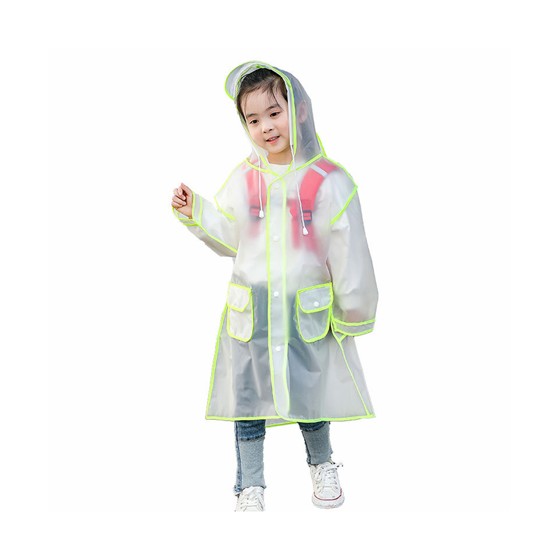 EVA Raincoat For Kids With School Bag