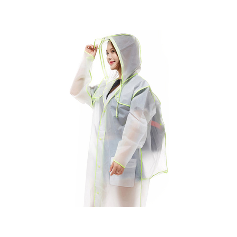 Travel One-Piece Fashion EVA Raincoat